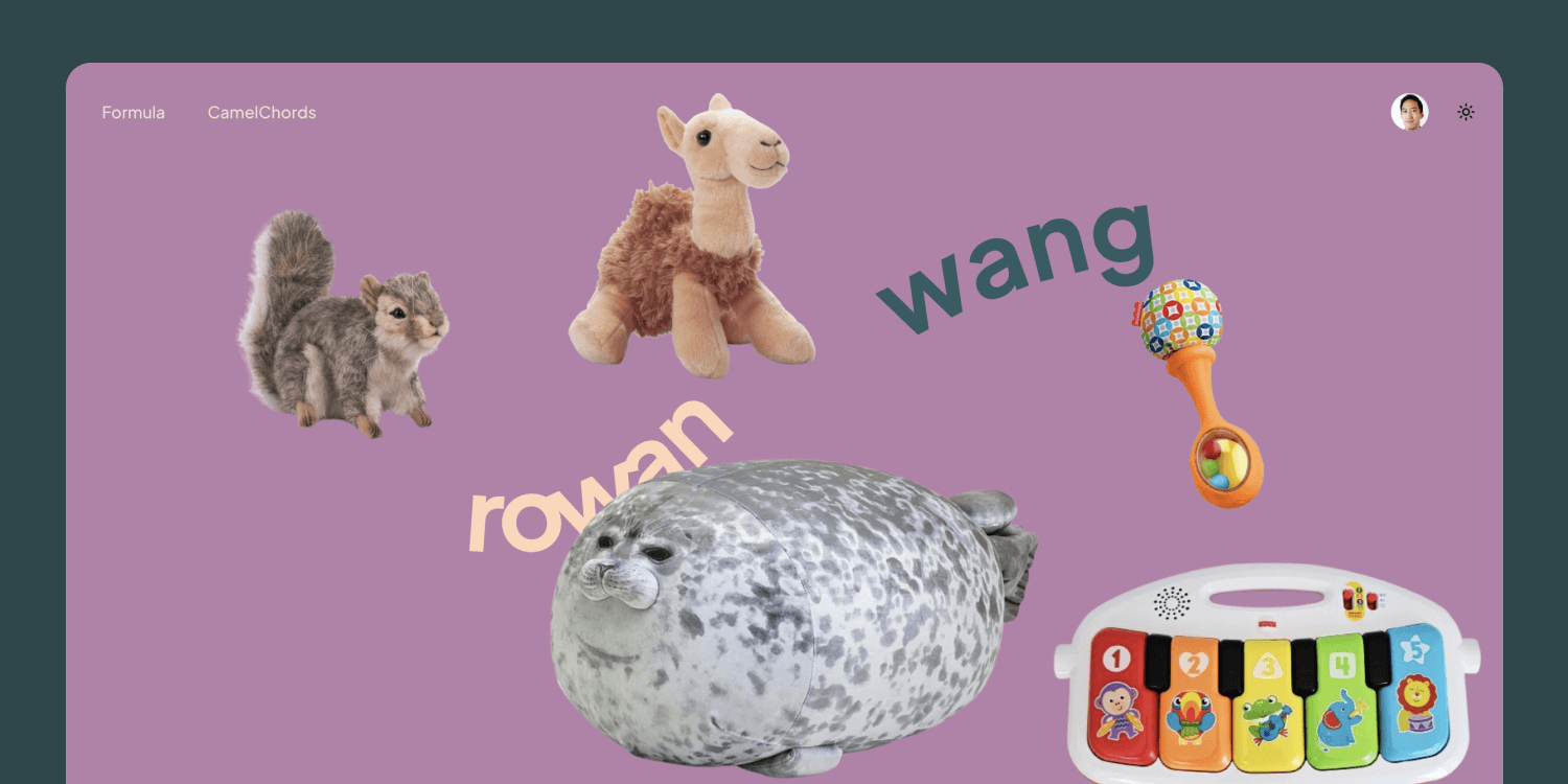 Screenshot of rowanwang.com