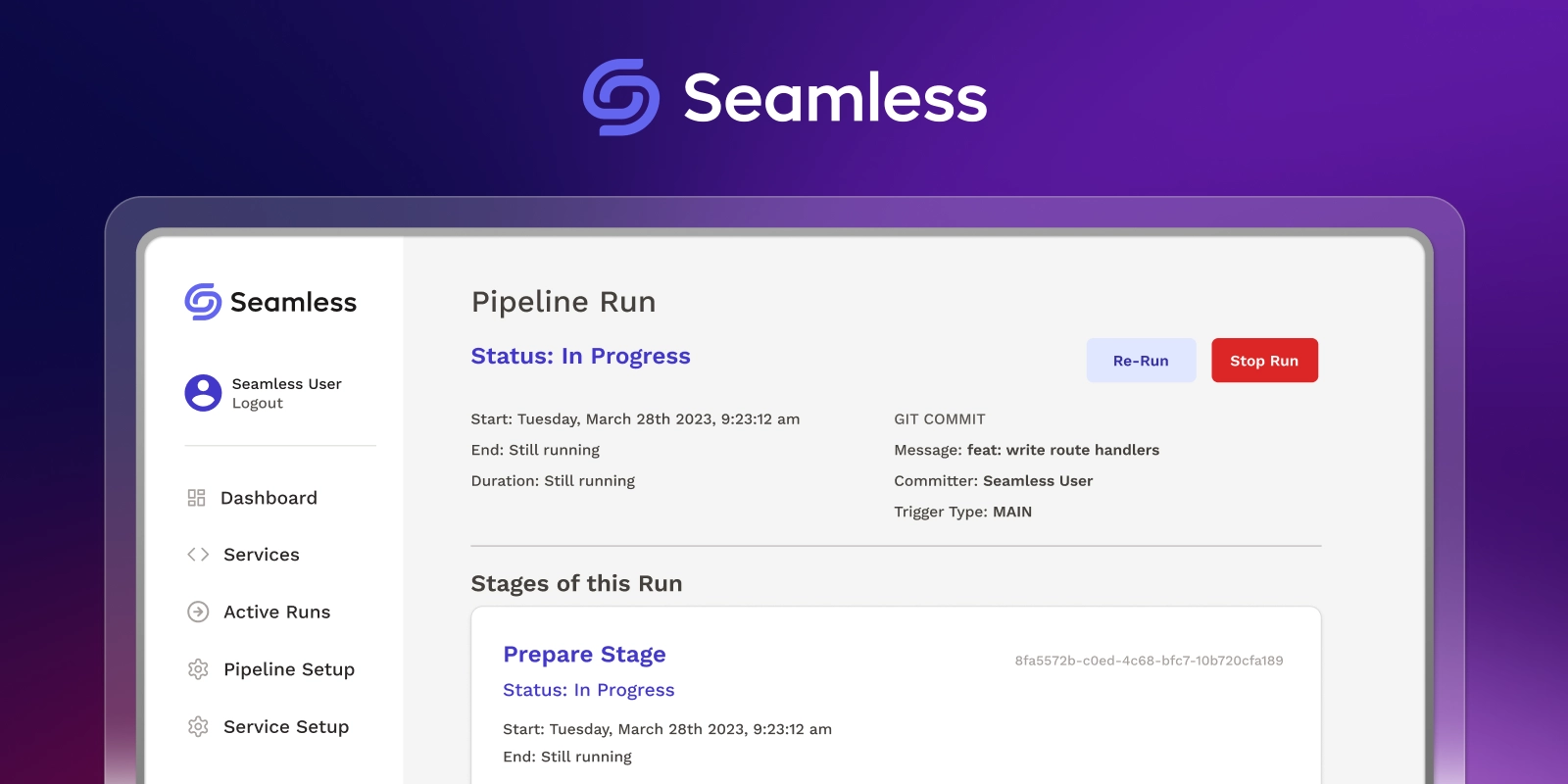 Screenshot of seamless-cicd.com